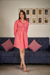 Raspberry Martini Shirt Dress