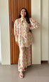 Floral Abstract Print Coord Set