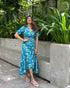 BLUE FLORAL DRESS