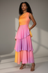 SUNSET ONE SHOULDER DRESS