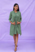 Olive Green Blazer Dress