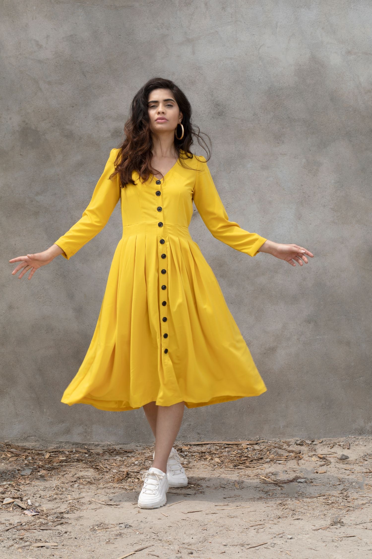 Yellow Button Down Dress – Love Thyself Yellow Button Down Dress – Love Thyself