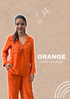 Orange solid coordset