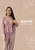 Mauve pleated coordset