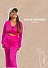 Satin Fuchsia coordset